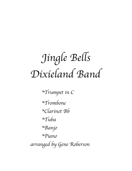 Jingle Bells for Dixieland Band