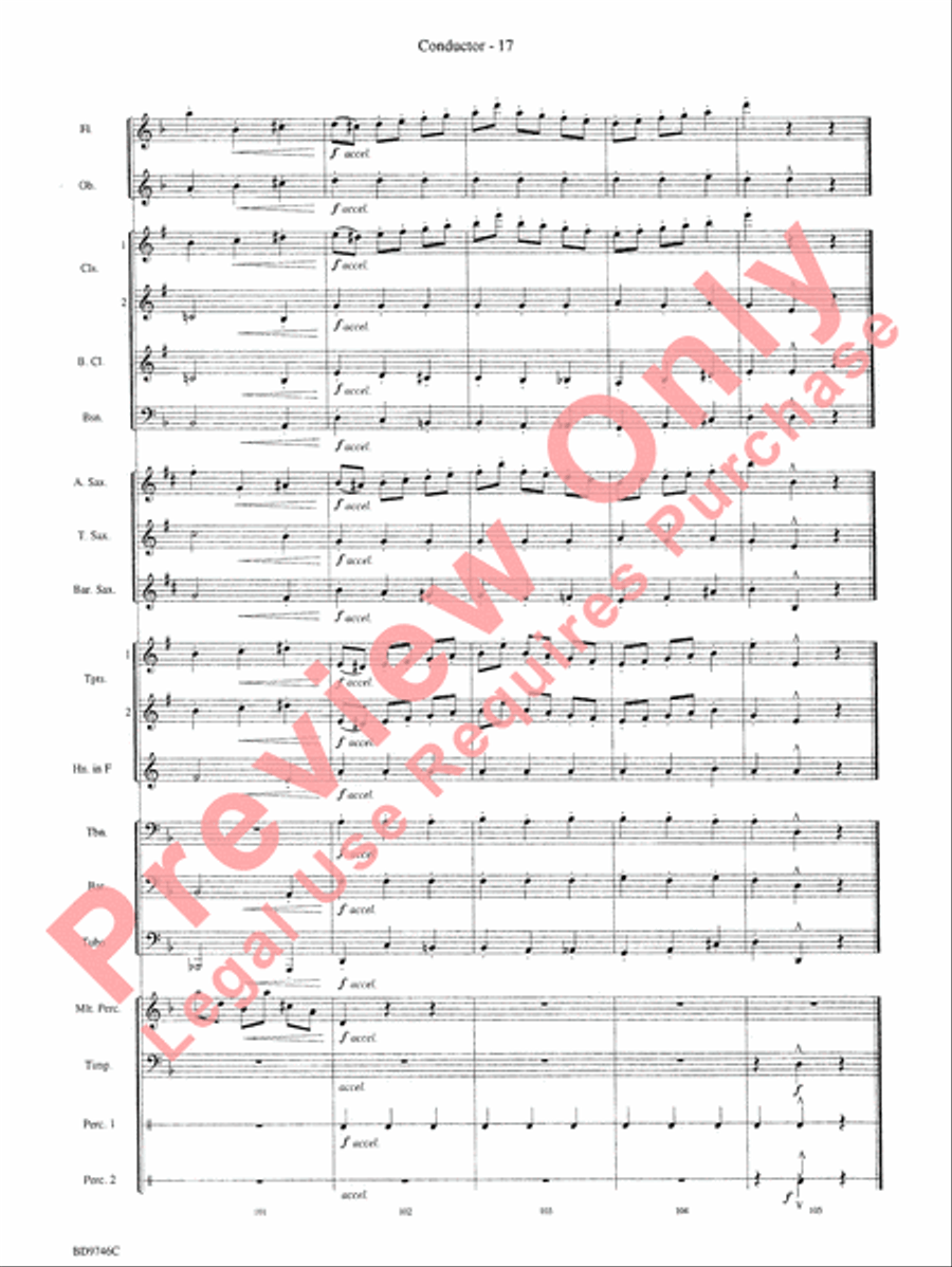 Peer Gynt Suite Peer Gynt Suite Concert Band scores gallery preview page 19