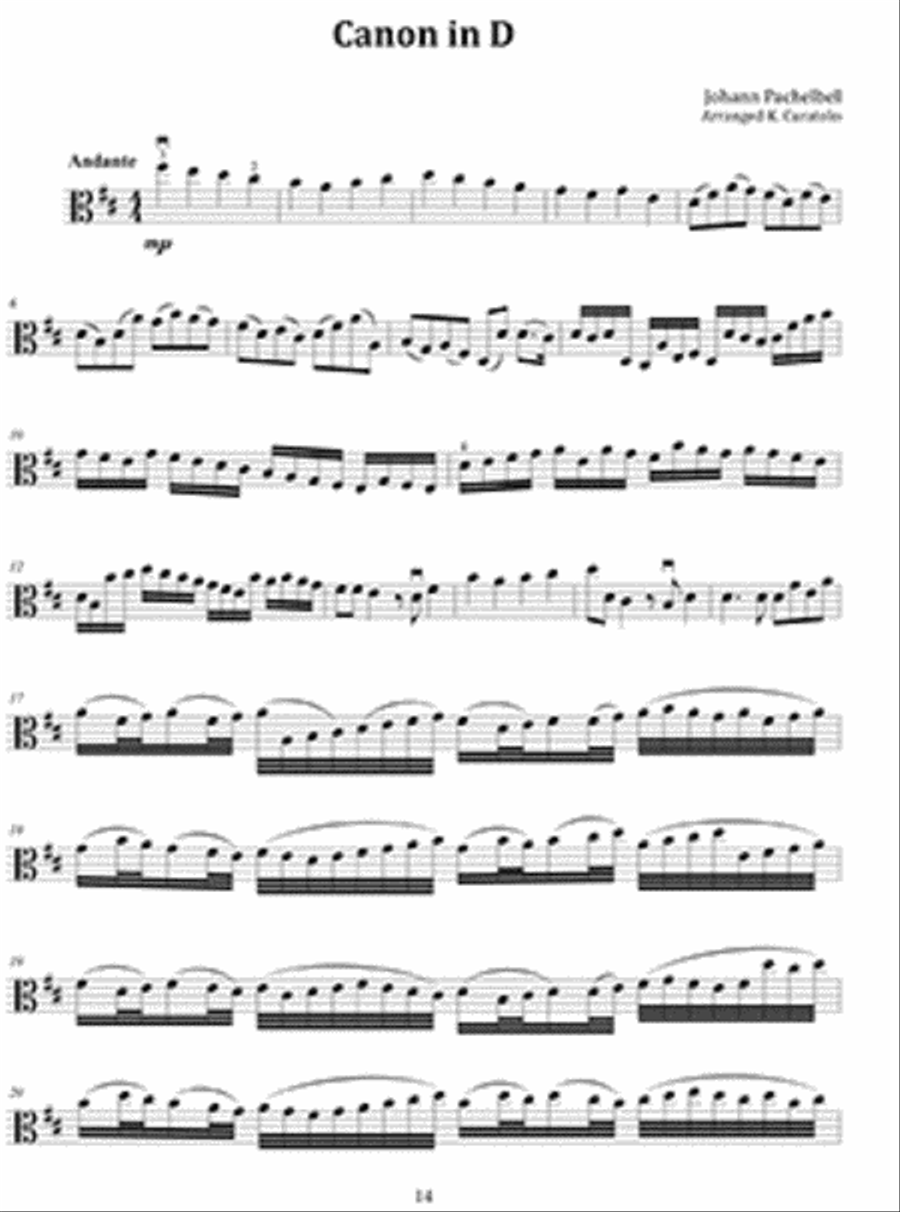 Wedding Music for Solo Viola Viola Solo scores gallery preview page 3