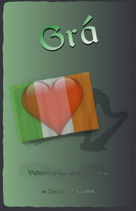 Book cover for Grá, (Irish Gaelic for Love), Flute and Violin Duet