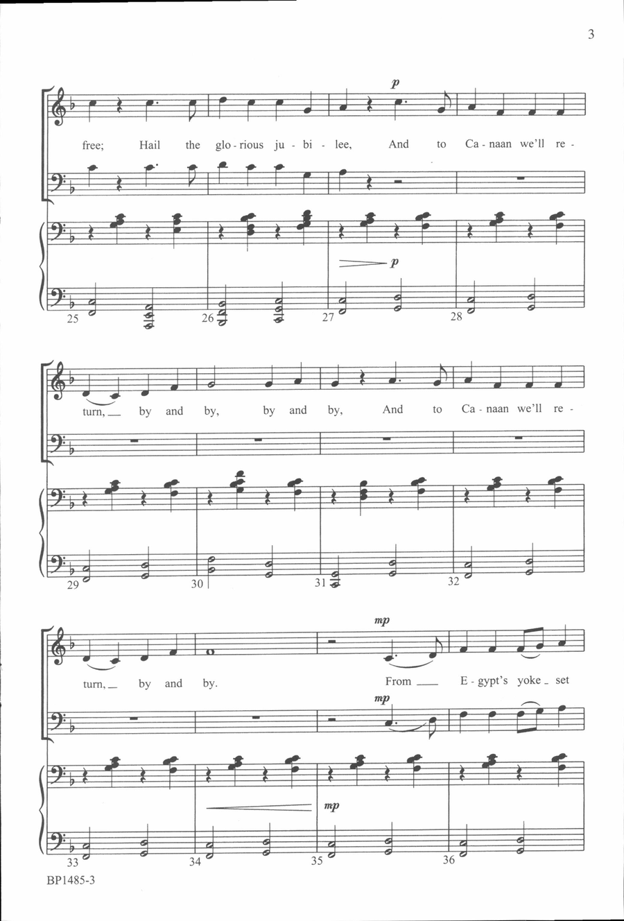 Saints Bound for Heaven 4-Part scores gallery preview page 4