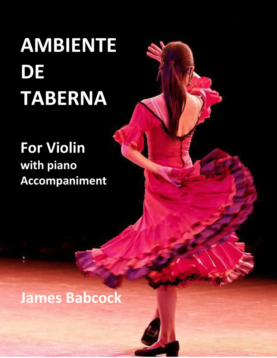 AMBIENTE DE TABERNA for violin and piano Violin Solo scores gallery preview page 1
