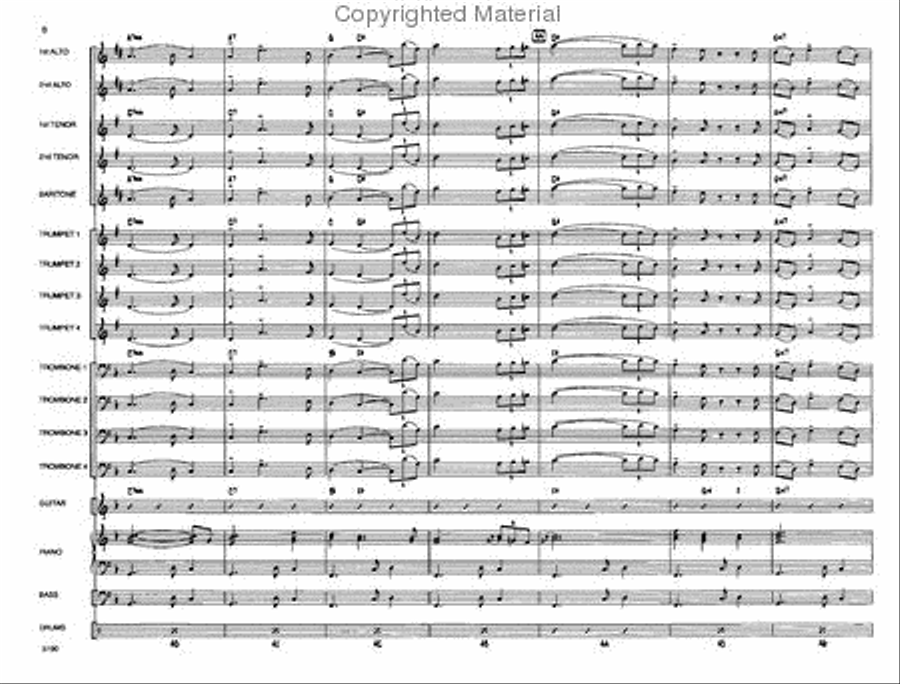 Away In A Manger Away In A Manger Jazz Ensemble scores gallery preview page 7