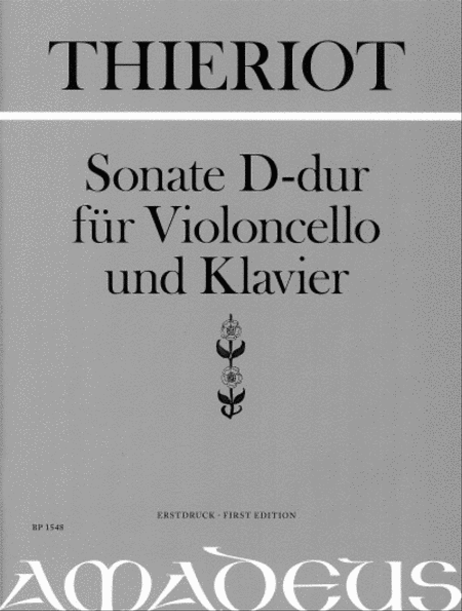 Sonata in D Major Piano Accompaniment scores gallery preview page 1