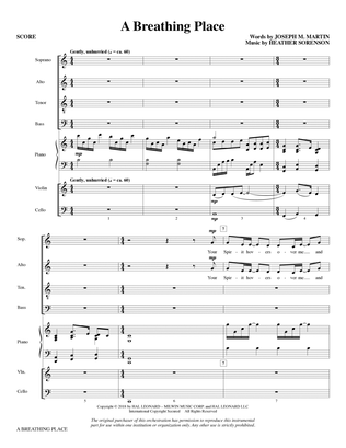 A Breathing Place - Full Score