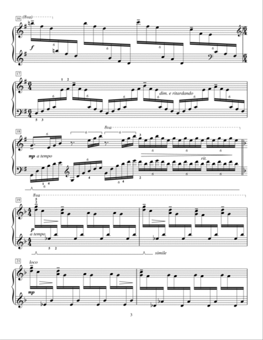 By The Waterfall By The Waterfall Piano Method scores gallery preview page 3