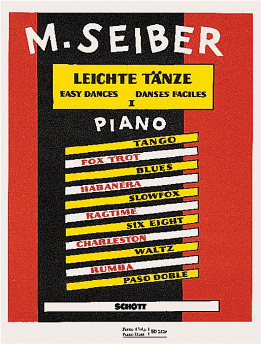 Easy Dances Piano Solo scores gallery preview page 1