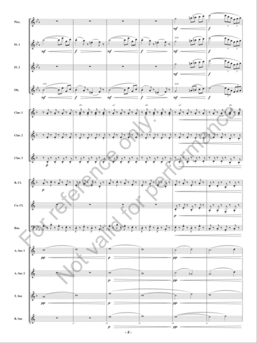 Prelude from The Barber of Seville by Gioachino Rossini Woodwind Ensemble - Sheet Music page 9