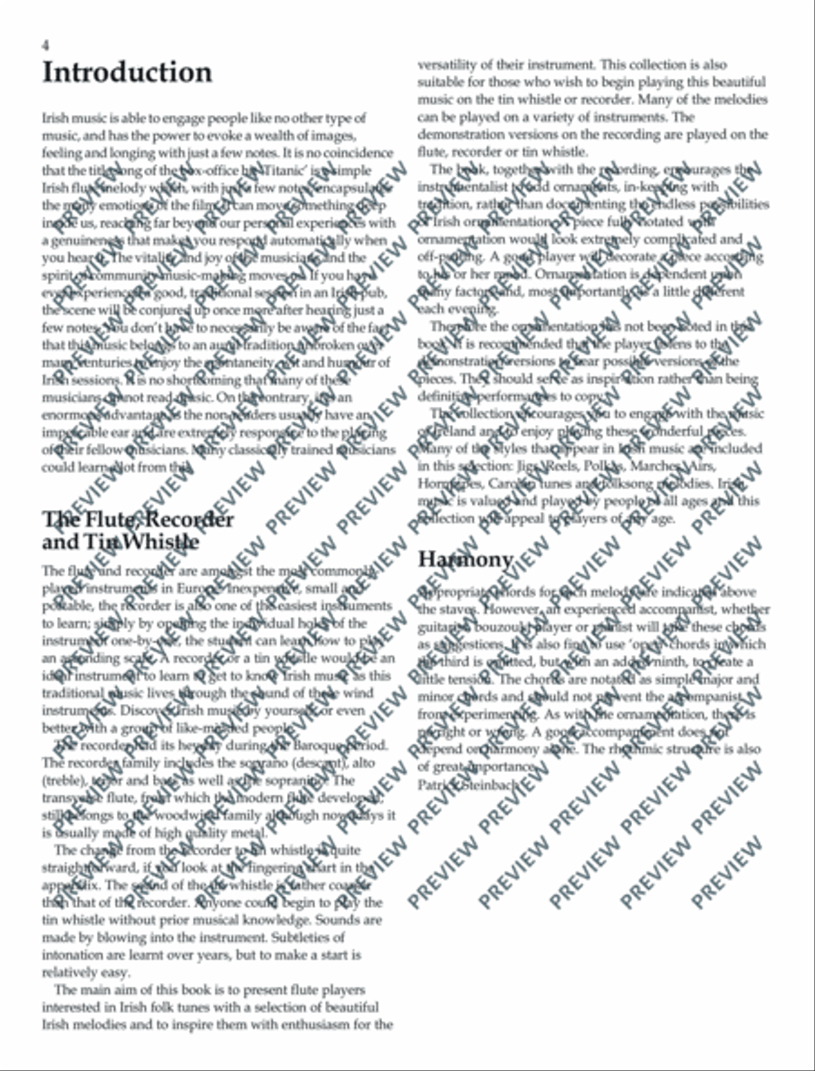 Irish Folk Tunes for Flute Flute scores gallery preview page 5