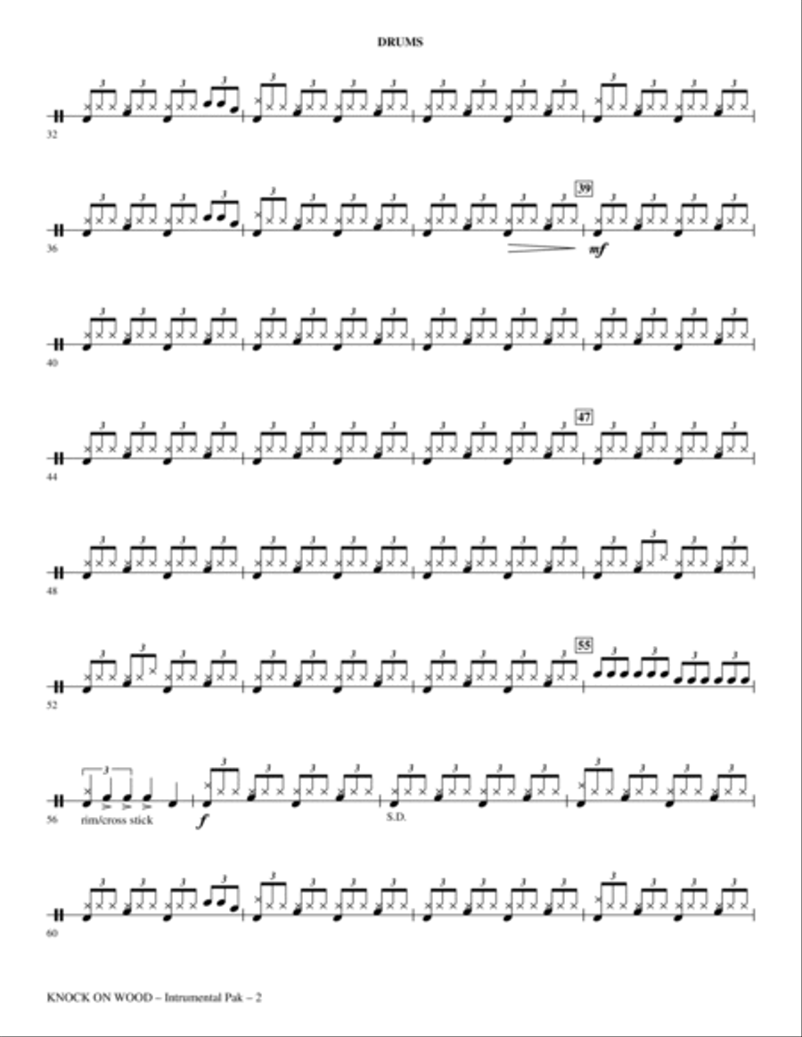 Knock on outlet wood percussion