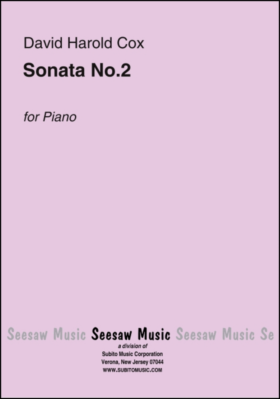 Sonata No.2 Sonata No.2 Harpsichord scores gallery preview page 1