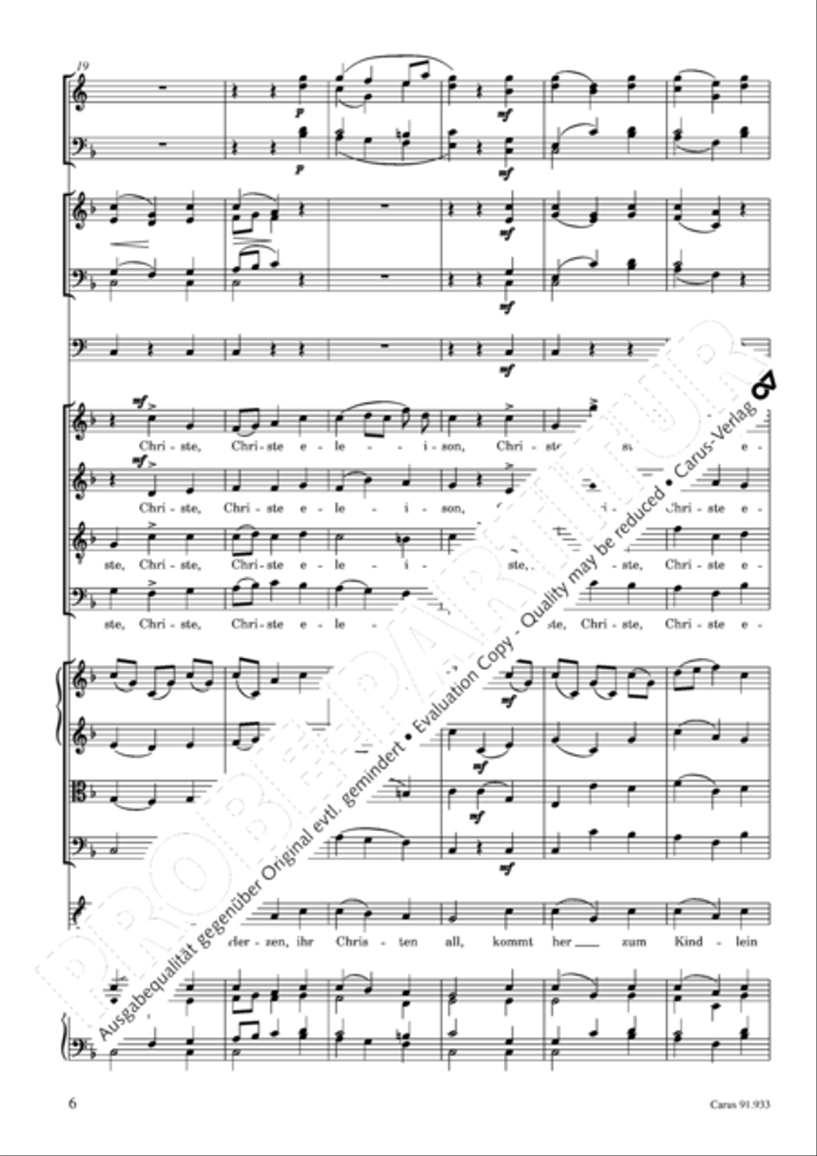 Missa carminum 4-Part scores gallery preview page 9