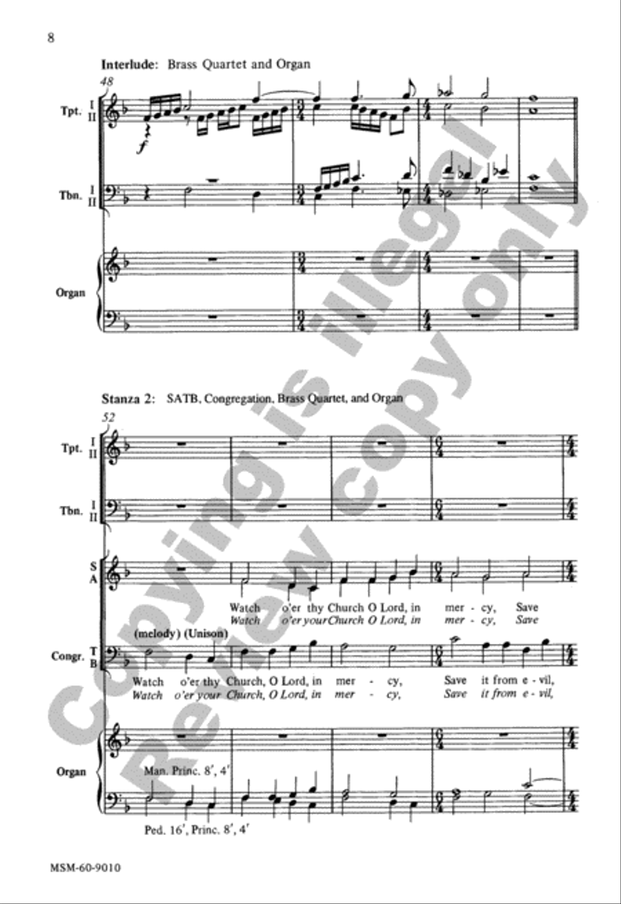Father, We Thank Thee, Who Has Planted 4-Part scores gallery preview page 7