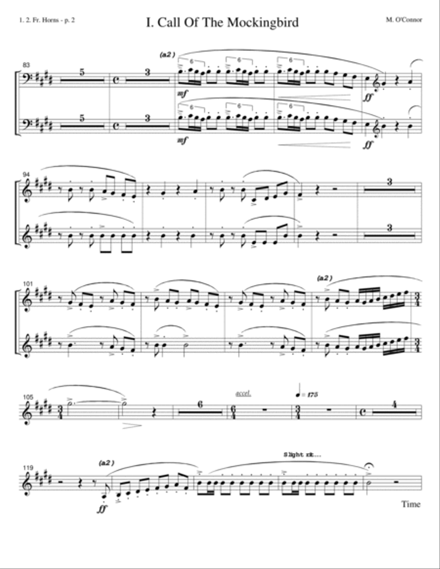 Three Pieces For Violin and Orchestra 
