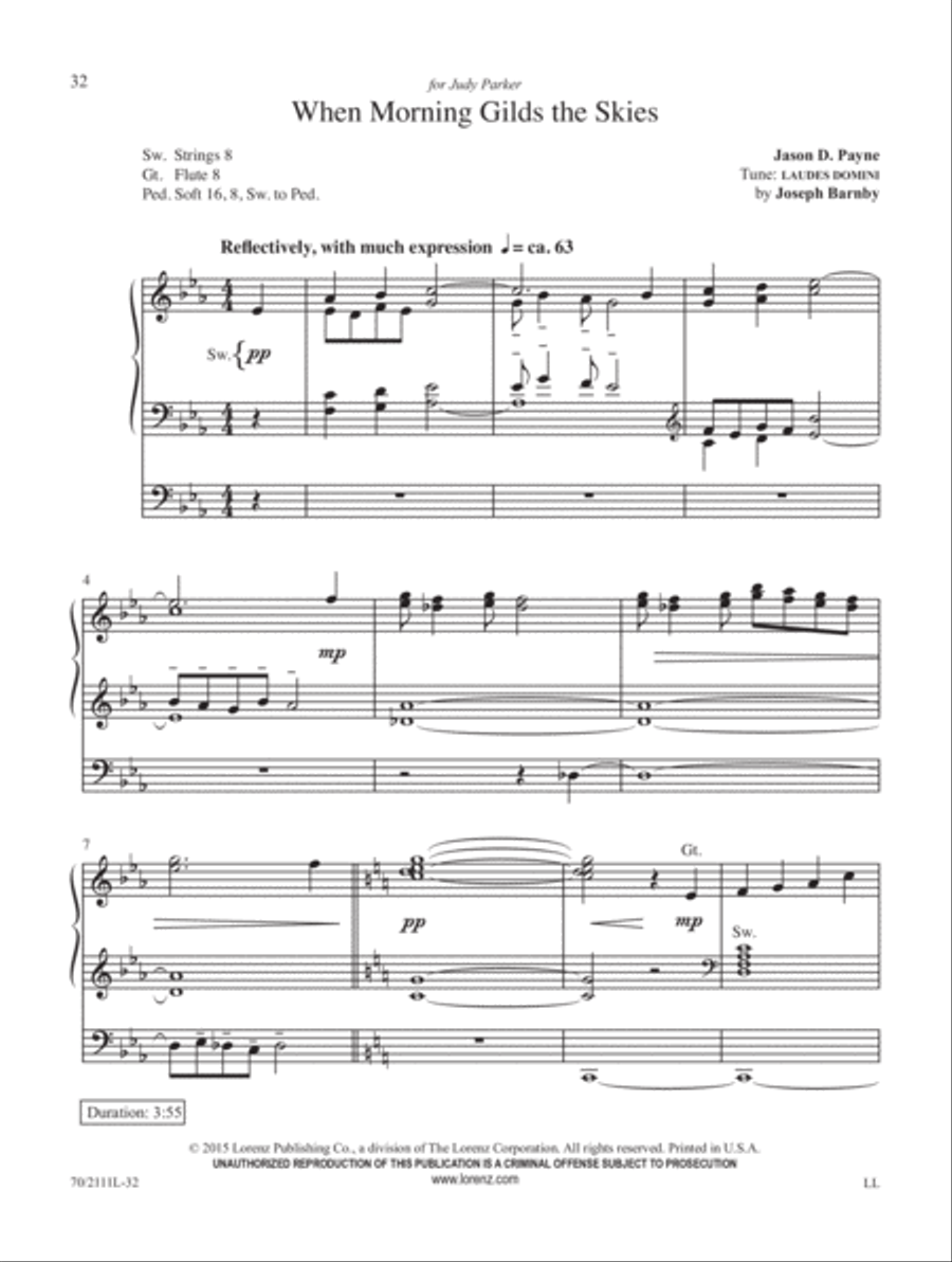 Sunday Jubilation Organ Solo scores gallery preview page 10