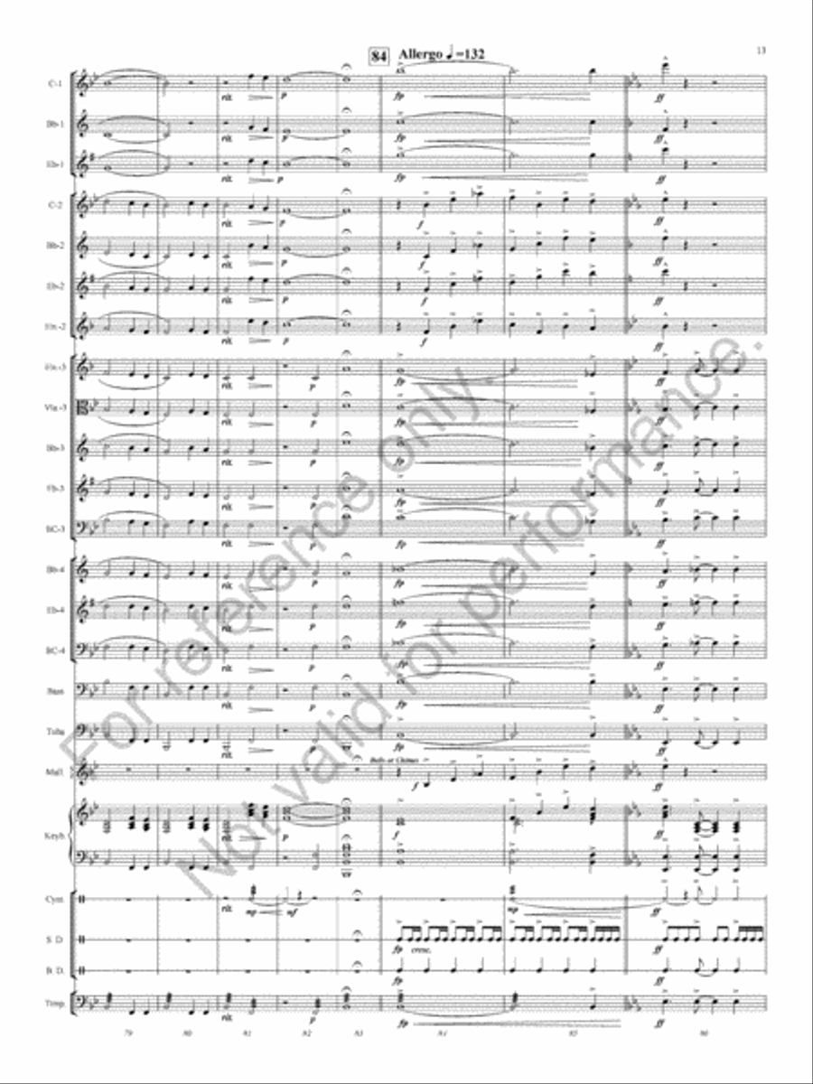 Ashland Park Concert Band scores gallery preview page 15