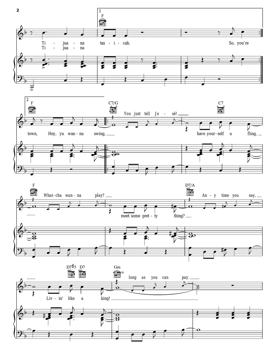 Tijuana Taxi Tijuana Taxi Acoustic Guitar scores gallery preview page 2