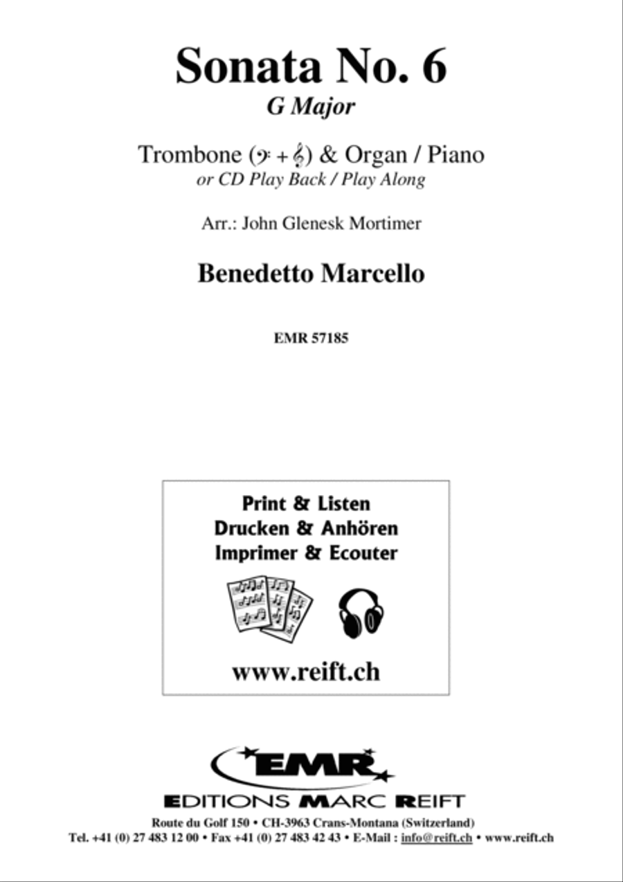 Sonata No. 6 Organ scores gallery preview page 2