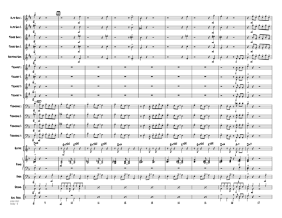 Sway (Quien Sera) - Conductor Score (Full Score) Jazz Ensemble scores gallery preview page 2