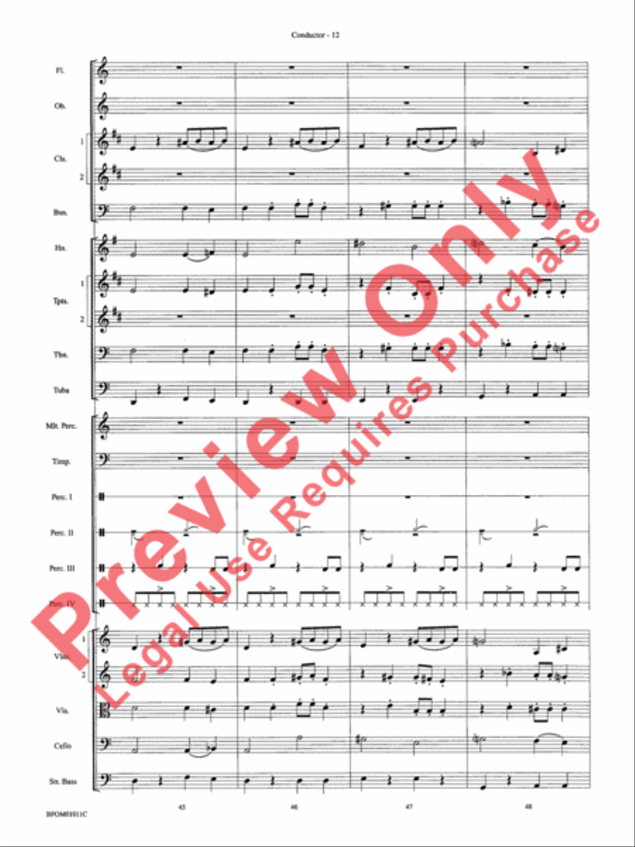 Dark Adventure Full Orchestra scores gallery preview page 15