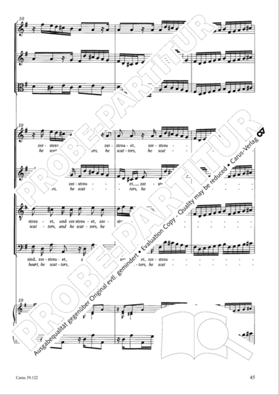 All my spirit exalts (With my spirit I praise the Lord) 4-Part scores gallery preview page 46