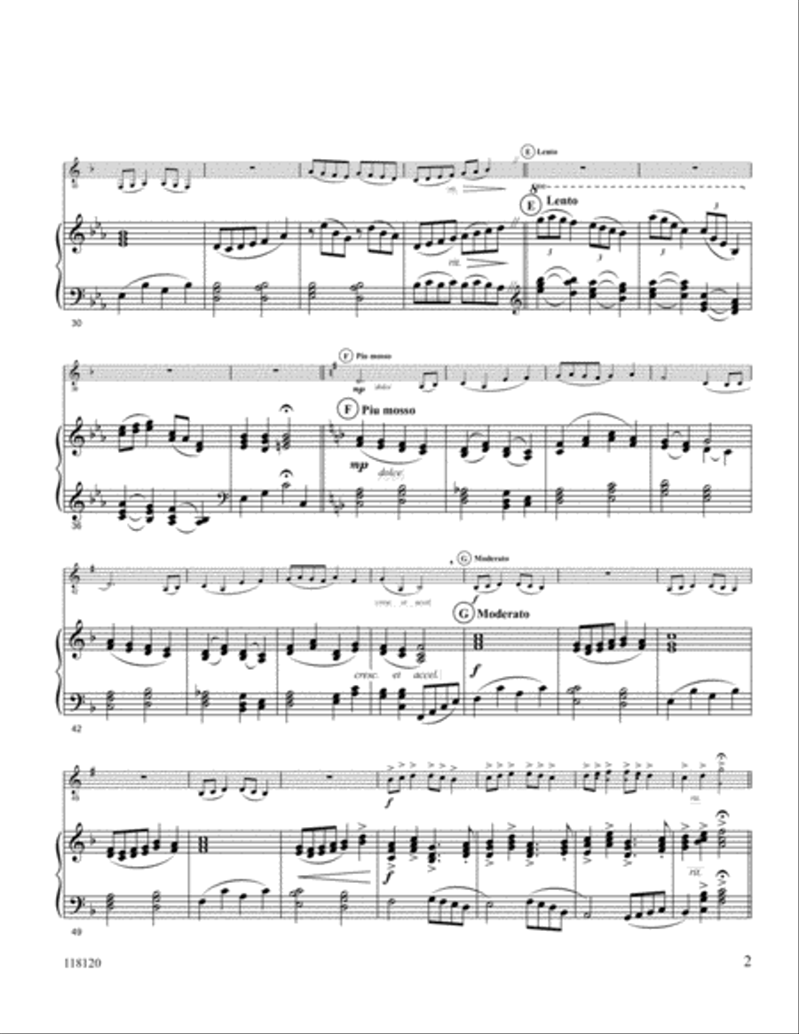 Tis So Sweet to Trust in Jesus Clarinet Solo scores gallery preview page 2