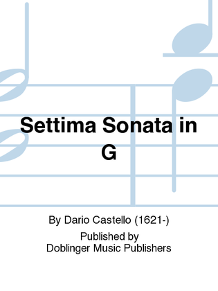 Settima Sonata in G