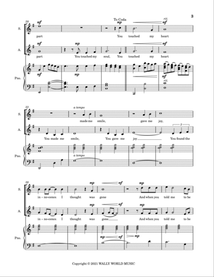 The Stories That You Told The Stories That You Told Alto Voice scores gallery preview page 3