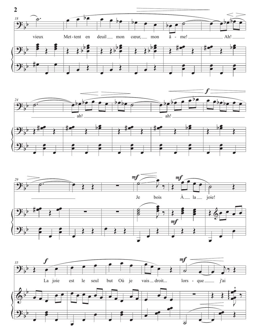 Chanson Romanesque Voice scores gallery preview page 3