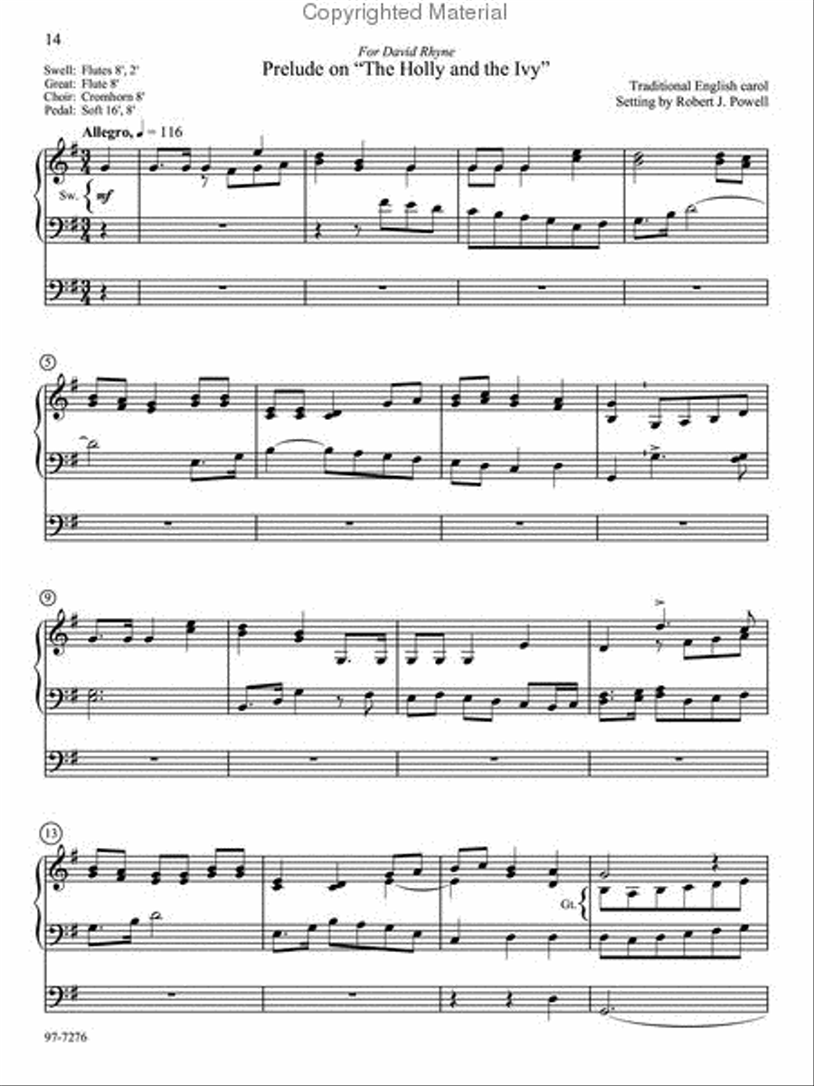From Realms of Glory Organ scores gallery preview page 6