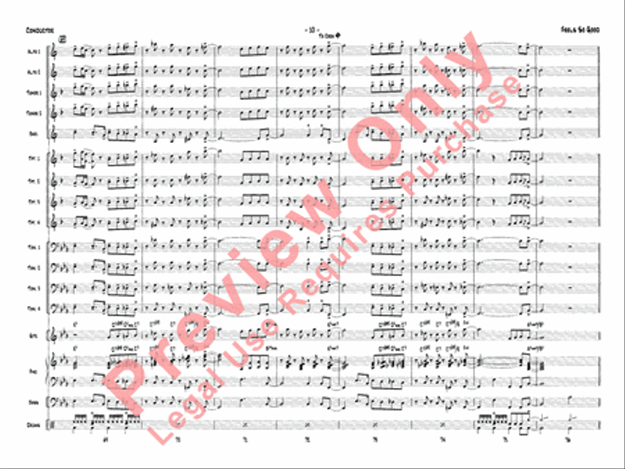 Feels So Good Jazz Ensemble scores gallery preview page 13