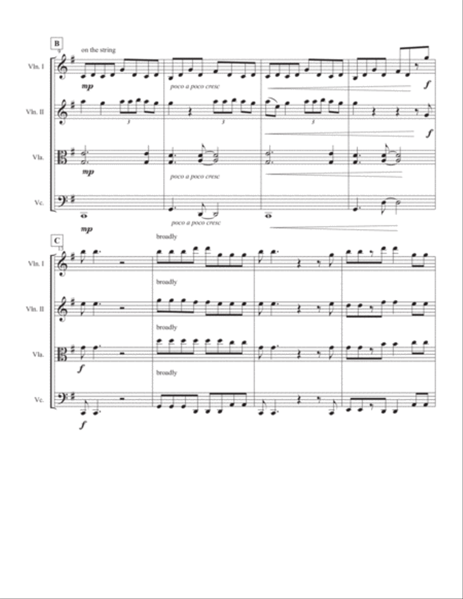 The Middle The Middle String Quartet scores gallery preview page 2