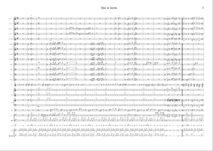 Que se sienta Que se sienta Jazz Ensemble scores gallery preview page 3