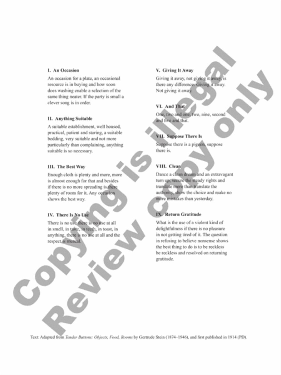Nine Steins Soprano Voice scores gallery preview page 3