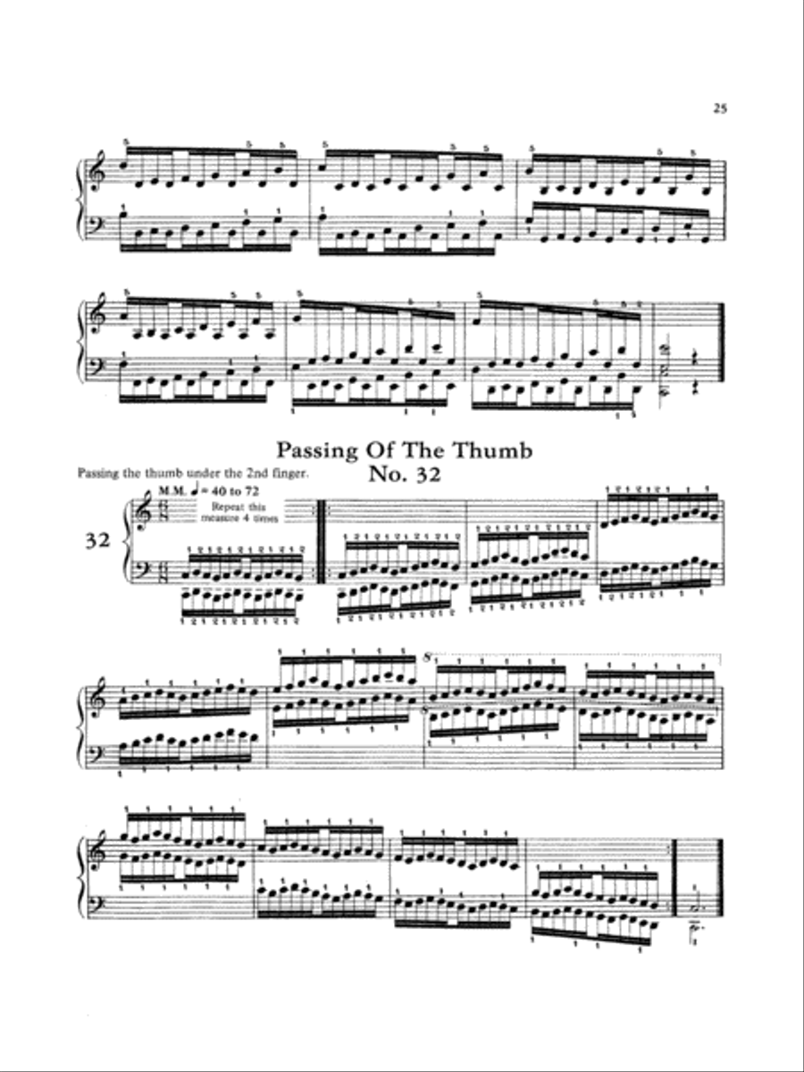 Hanon: The Virtuoso Pianist (Volume II) Piano Solo scores gallery preview page 1