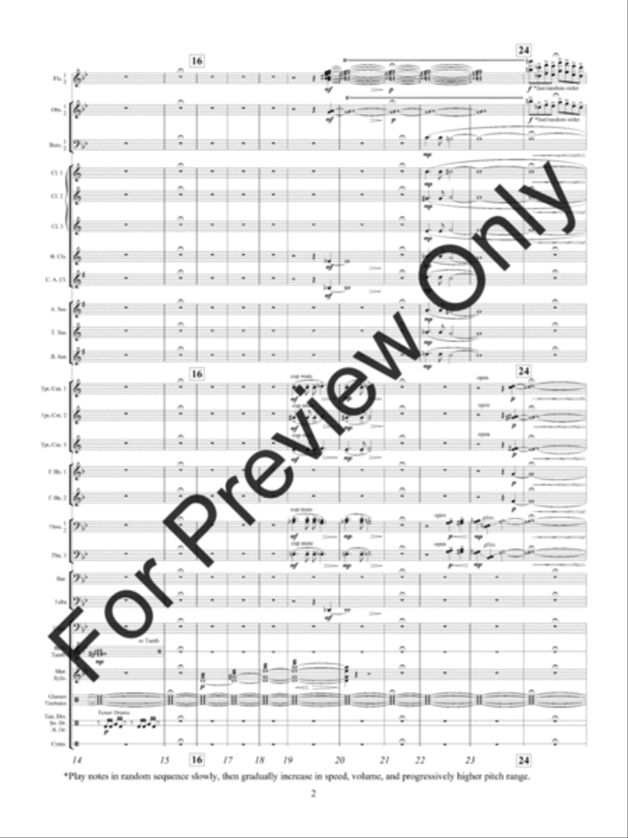 Twilight Dances (Score) Concert Band scores gallery preview page 5