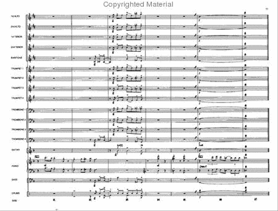 O Christmas Tree Jazz Ensemble scores gallery preview page 10