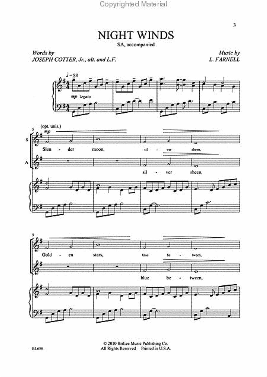 Night Winds SA scores gallery preview page 3