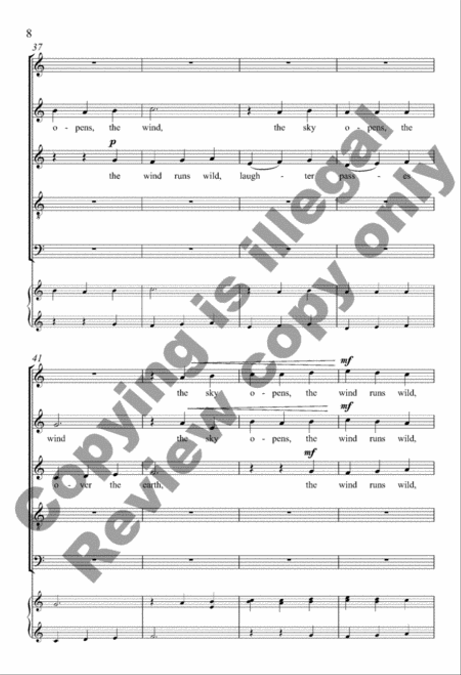Light SSATB scores gallery preview page 8