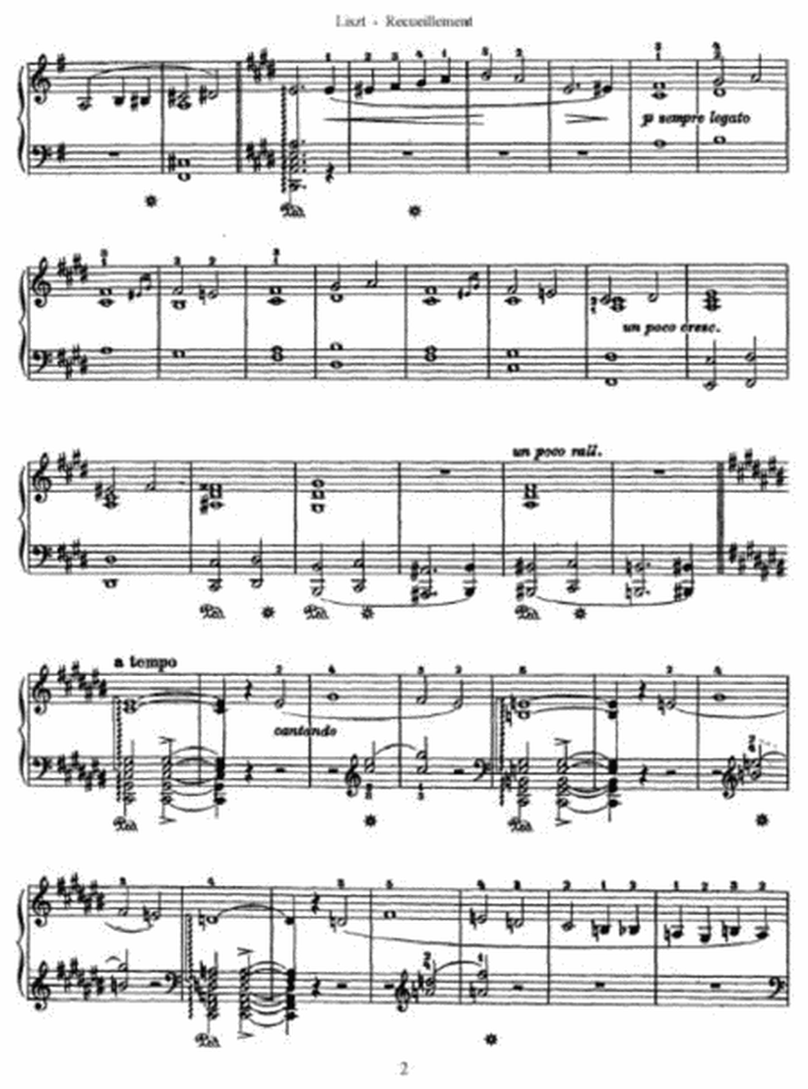 Franz Liszt - Recueillement