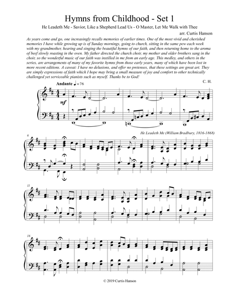 Hymns from Childhood - Set 1 (piano solo) image number null