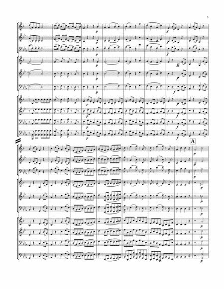 Mozart Divertimento Nr. 3 (K. 439b) Flexible Brass Trio