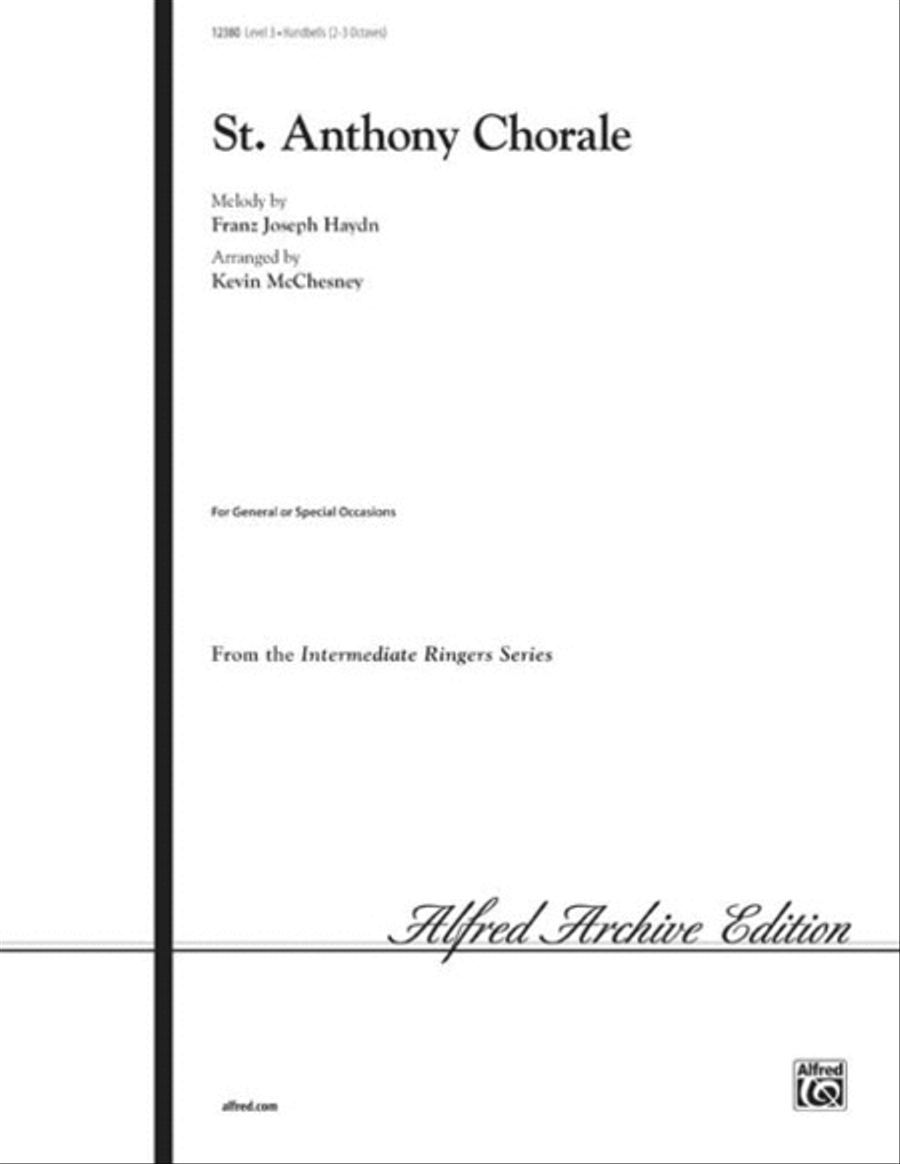 St. Anthony Chorale Handbell Choir scores gallery preview page 1
