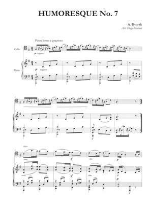 Humoresque No. 7 for Cello and Piano