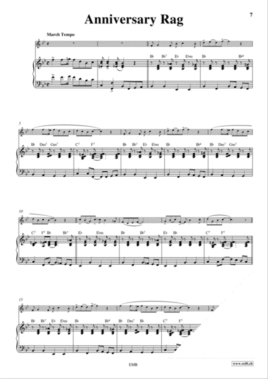 Ragtime Ragtime Piano Accompaniment scores gallery preview page 4