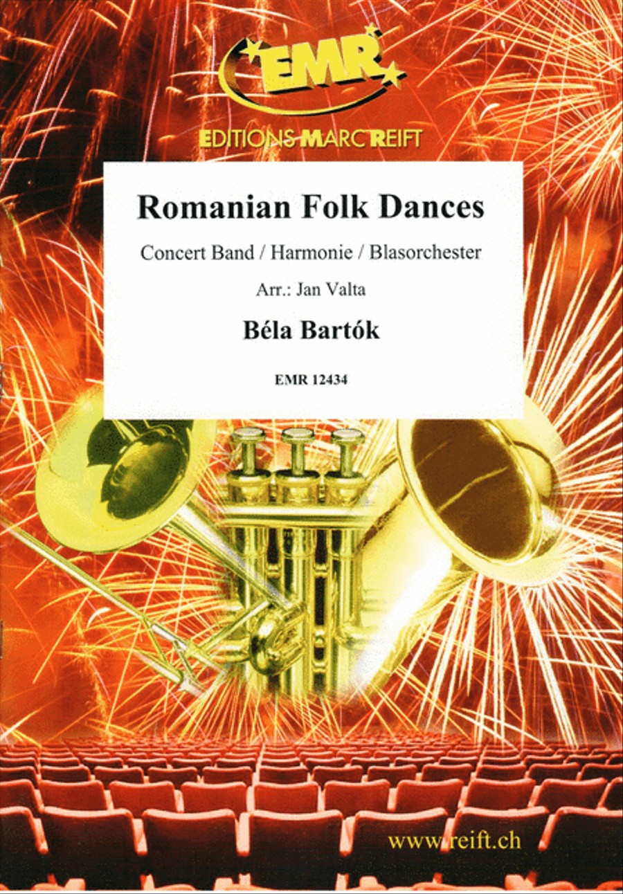 Romanian Folk Dances Concert Band scores gallery preview page 1