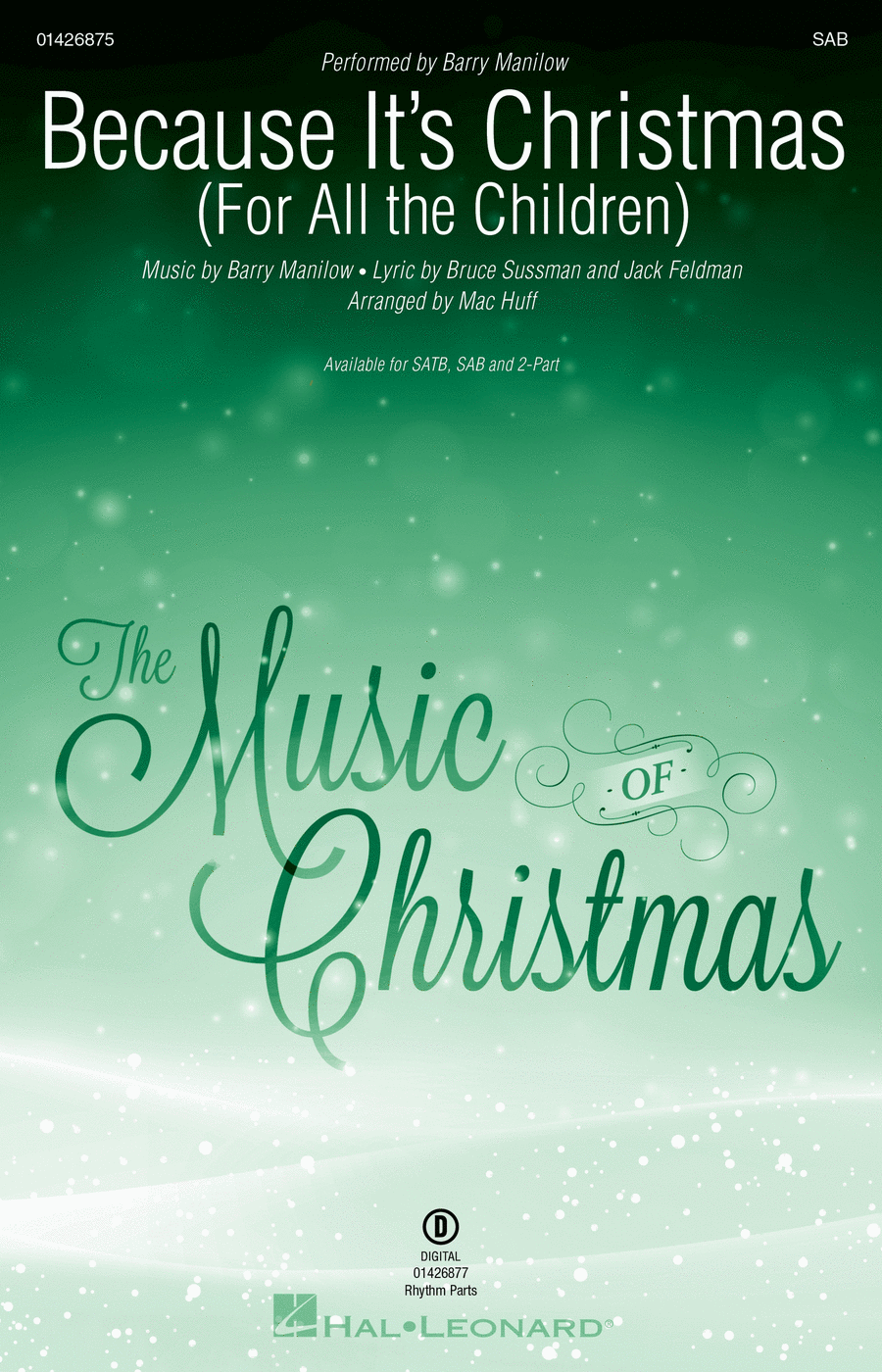 Because It's Christmas 3-Part scores gallery preview page 1