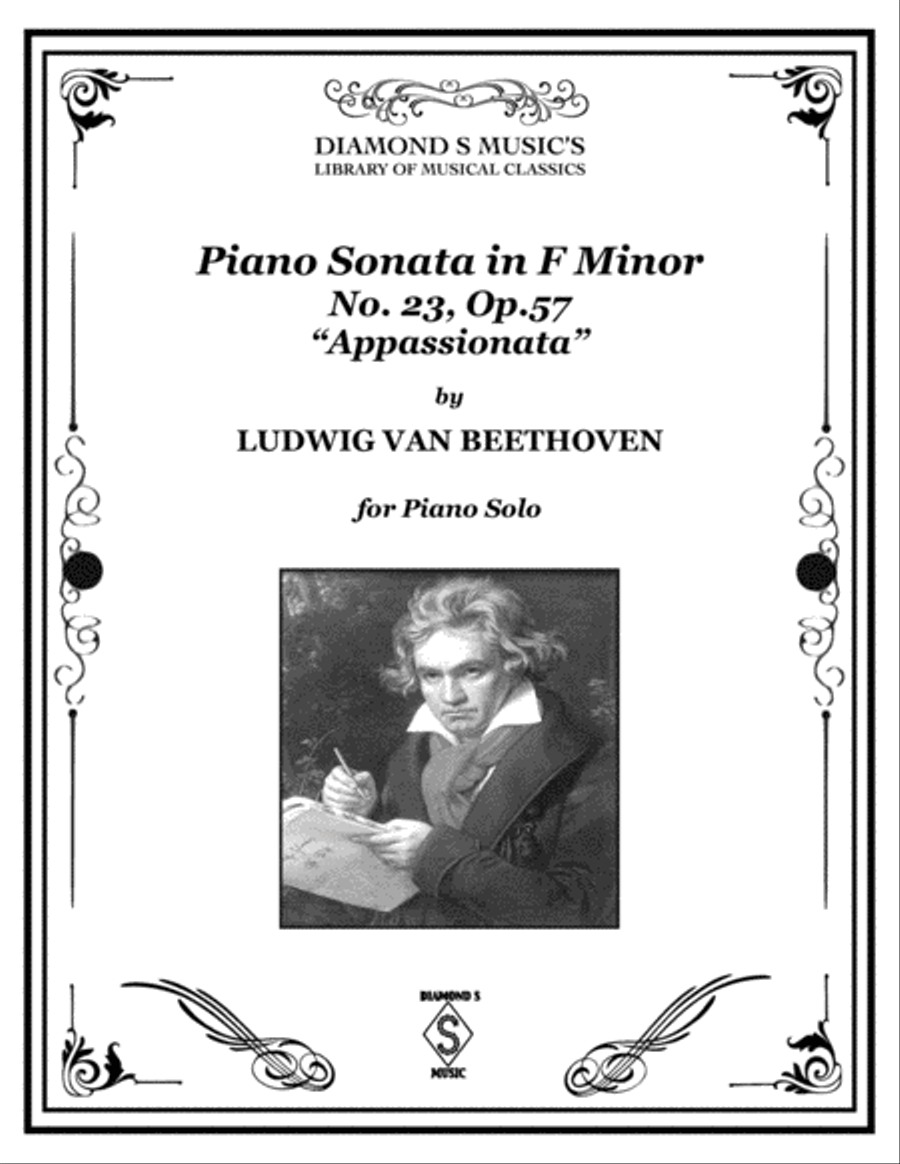 Piano Sonata No. 23, Op. 57 - APPASSIONATA - Full Sonata - Beethoven Piano Solo scores gallery preview page 2