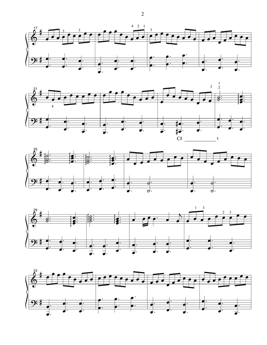 Jesu, Joy of Man's Desiring for harp Harp scores gallery preview page 2