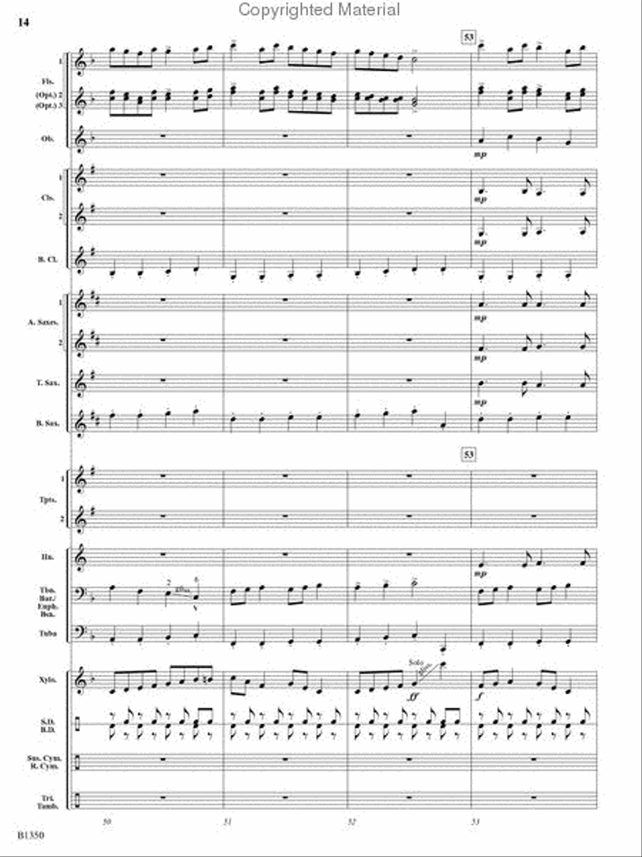 Flutopia Concert Band scores gallery preview page 13